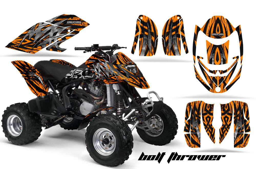 Can-Am DS650 Graphics Kit Bolt Thrower Orange